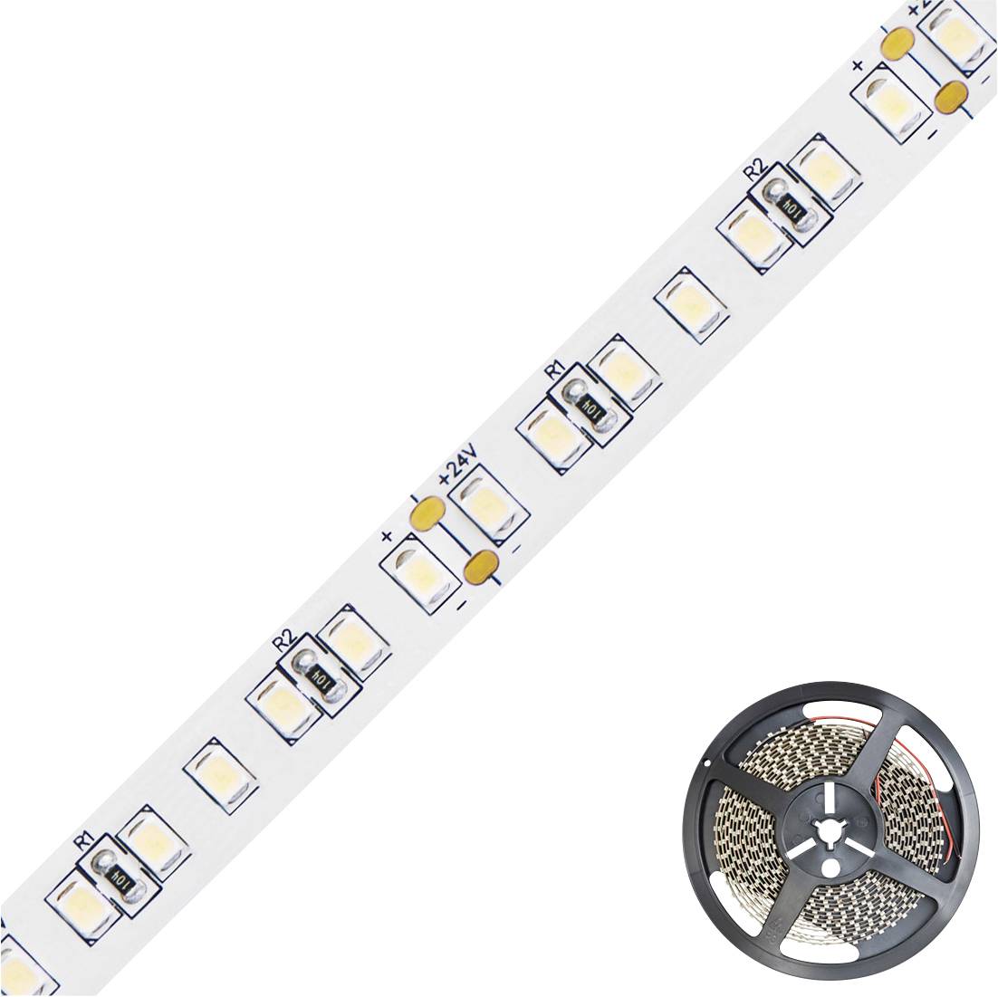 EVN SB2024702802 SB2024702802 LED-Streifen EEK: E (A - G) mit offenem Kabelende 24 V 5 m Warmweiß 1 St.