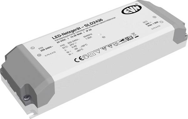 EVN SLD2436 LED-Trafo  Konstantspannung 36 W  24 V/DC dimmbar 1 St.