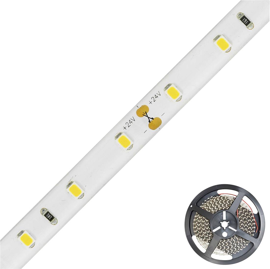 EVN EVN Lichttechnik STR5424302840 LED-Streifen EEK: F (A - G) mit offenem Kabelende 24 V 5 m Neutralweiß 1 St.
