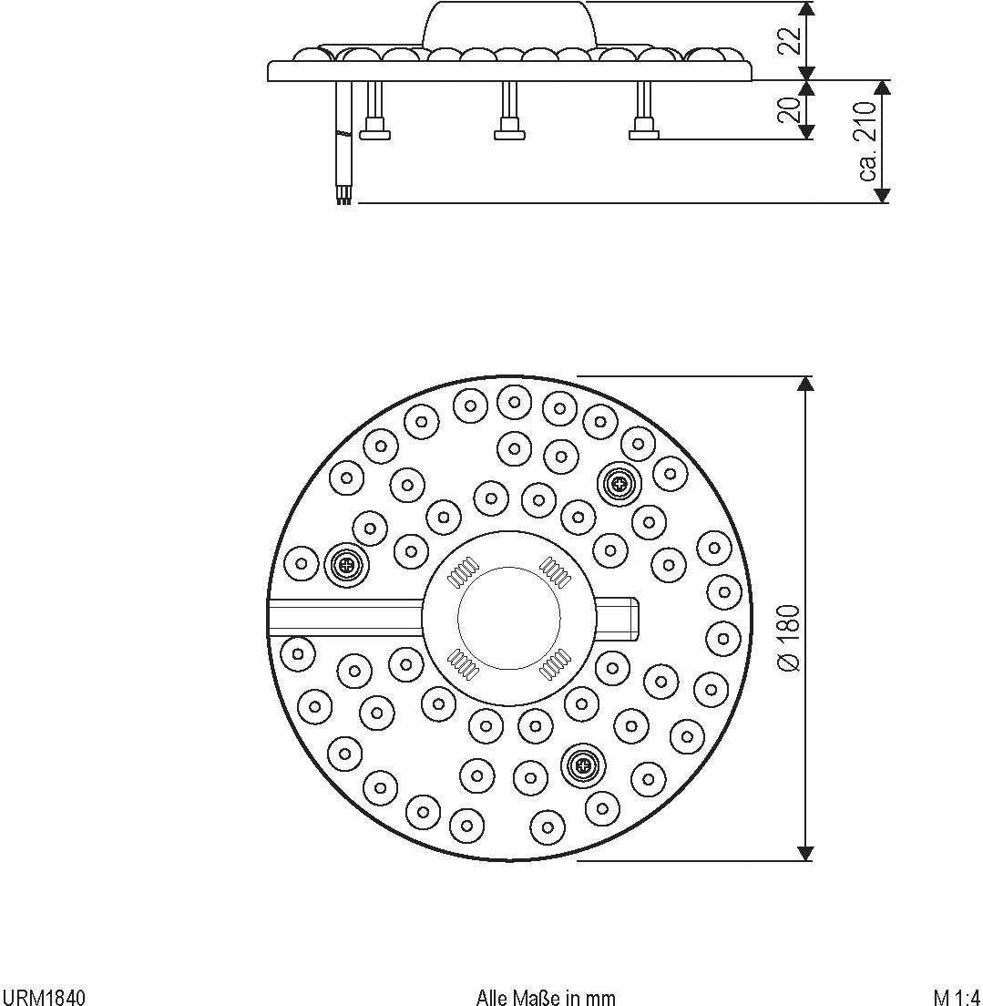 EVN Lichttechnik LED-Umrüstmodul URM1840-1