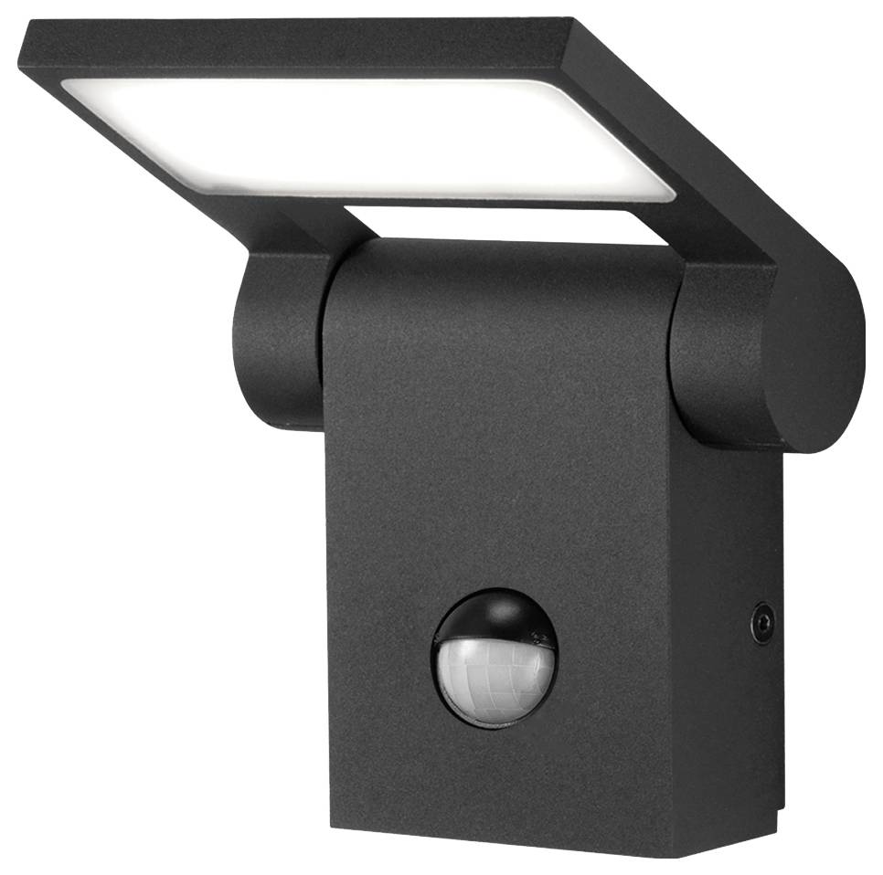 EVN WL54151002S WL54151002S LED-Außenwandleuchte mit Bewegungsmelder LED LED fest eingebaut 10 W Anthrazit-1