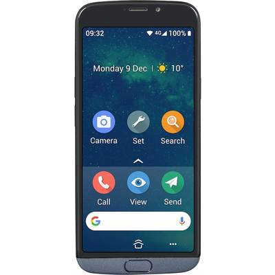doro 8050 Plus Senioren-Smartphone  13.8 cm (5.45 Zoll) Grau (transparent)  Single-SIM