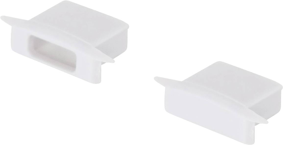 EVN FLAT3PAKSETW EVN Lichttechnik Profil-Endkappe (L x B) 11.60 mm x 22.70 mm 1 St.