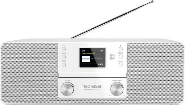 TechniSat DigitRadio 370 CD IR - Audiosystem - 2 x 5 Watt - weiß