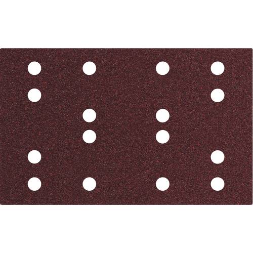 Haftschleifblätter 80 x 133 mm, P 40, 16 Löcher, mit Kletthaftung (SRA) Metabo 635190000
