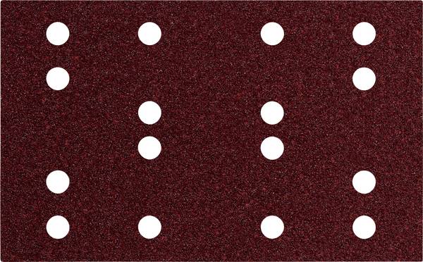 Haftschleifblätter 80 x 133 mm, P 240, 16 Löcher, mit Kletthaftung (SRA) (635196000) Metabo 635196000
