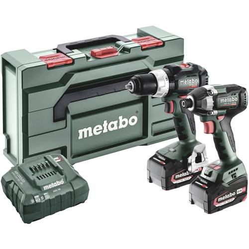 Metabo SBLTBL+SSDLT200BL -Akku-Schlagbohrschrauber, Akku-Schlagschrauber inkl. Akku, inkl. Ladegerät