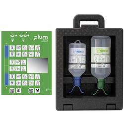Image of PLUM 4923 Augenspülwandbox mit 1 x 500 ml pH Neutral Duo und 1 x 1.000 ml Augenspülflasche Duo 1 Set