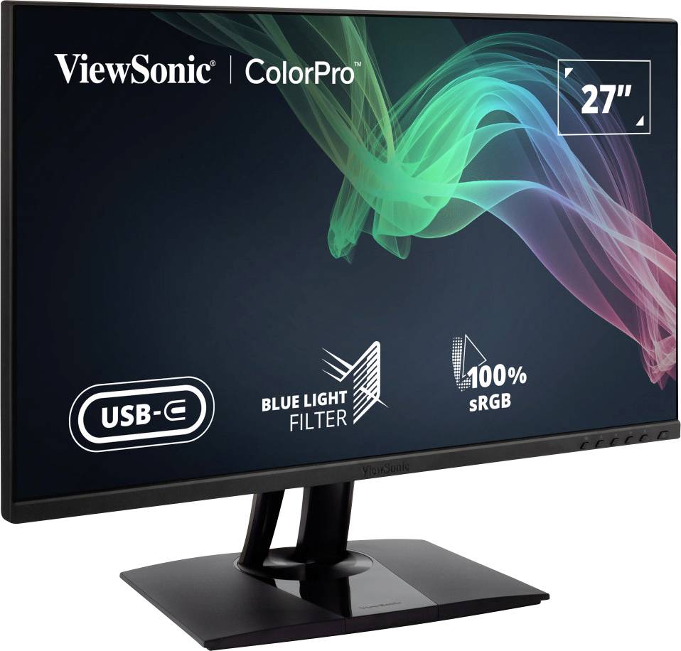 Viewsonic VP2756-2K LED-Monitor EEK E (A - G) 68.6 cm (27 Zoll) 2560 x 1440 Pixel 16:9 5 ms HDMI®, USB, USB-A, USB-C®, D-11