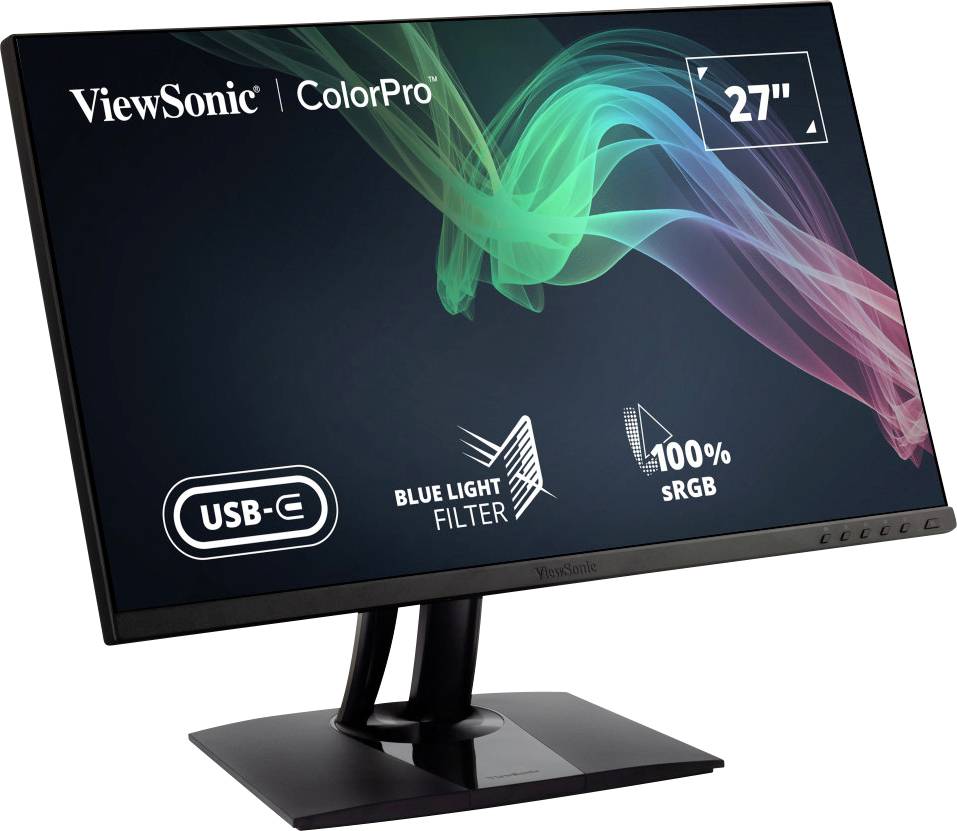 Viewsonic VP2756-2K LED-Monitor EEK E (A - G) 68.6 cm (27 Zoll) 2560 x 1440 Pixel 16:9 5 ms HDMI®, USB, USB-A, USB-C®, D-12