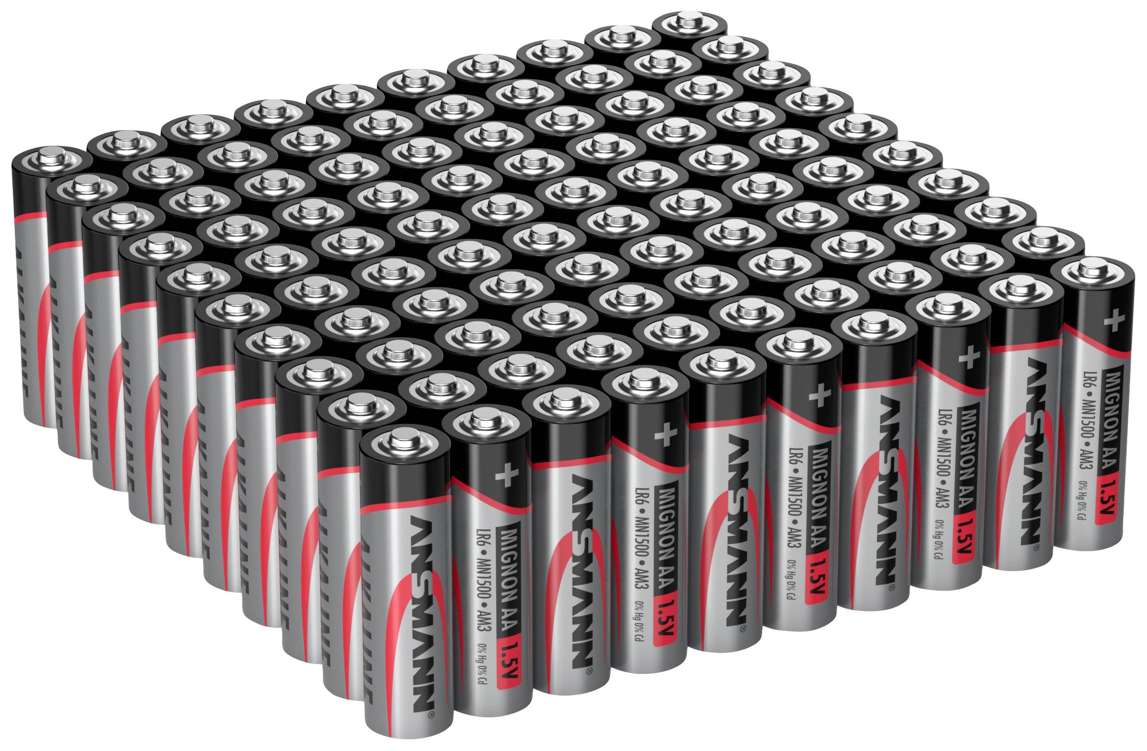 ANSMANN Mignon AA LR6 100er Box Mignon (AA)-Batterie Alkali-Mangan 1.5 V 100 St.