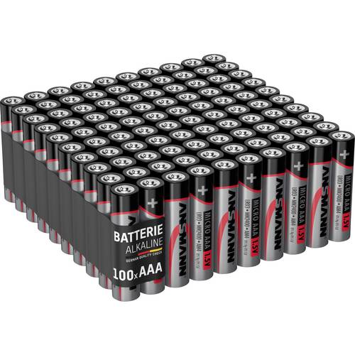 Thumbnail - Ansmann Micro AAA LR03 100er Box Micro (AAA)-Batterie Alkali-Mangan 1.5 V 100 St.