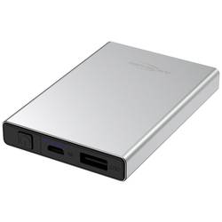 Image of Ansmann 5000 mAh PB112 silber Powerbank 5000 mAh Smart IC LiPo Micro USB Silber Statusanzeige