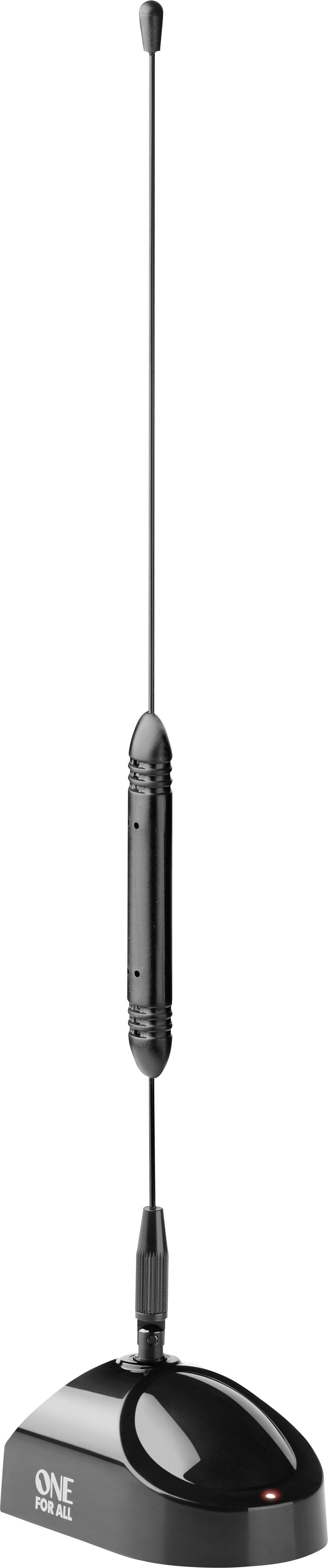 One For All SV 9311-5G Passive DVB-T/T2-Stabantenne Innenbereich Schwarz-1