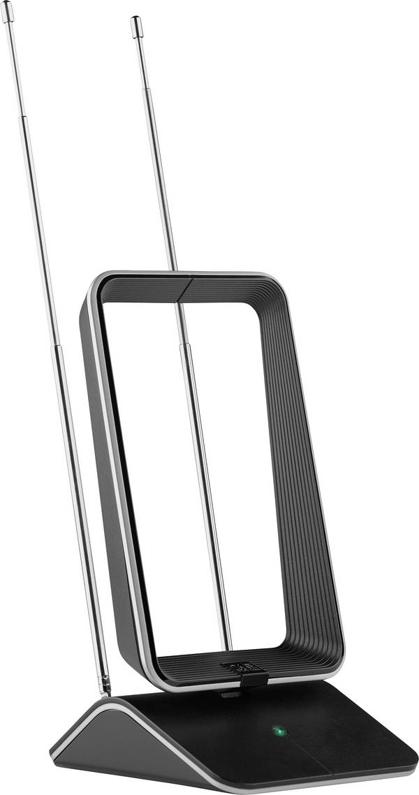 One For All SV 9465-5G Passive DVB-T/T2-Teleskopantenne Innenbereich  Schwarz