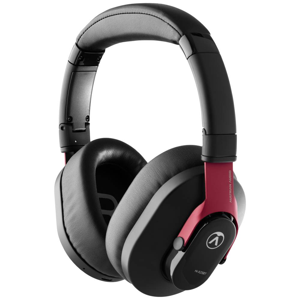 Austrian Audio Hi-X25BT Over Ear koptelefoon Bluetooth, Kabel Zwart Vouwbaar, Headset, Volumeregelin