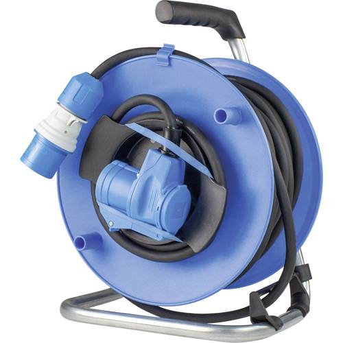 AS Schwabe 12274 Kabeltrommel 25 m Schwarz CEE-Stecker 16 A 3polig