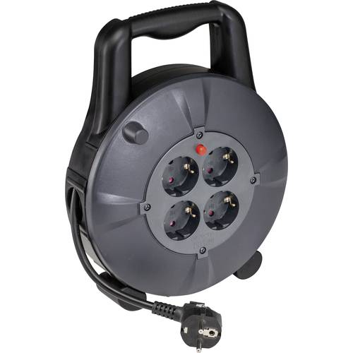 AS Schwabe 16086 Kabelabroller 10 m Schwarz