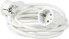 AS Schwabe 50521 Strom Verlängerungskabel Weiß 5 m H05VV-F 3G 1,5 mm²