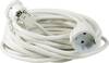 AS Schwabe 51021 Strom Verlängerungskabel Weiß 10 m H05VV-F 3G 1,5 mm²
