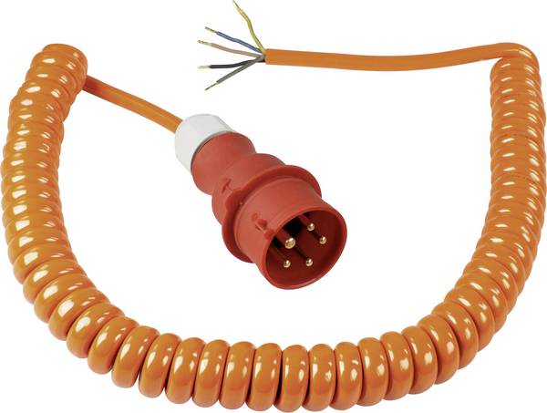 AS Schwabe 70432 Strom Anschlusskabel  Orange 5 m