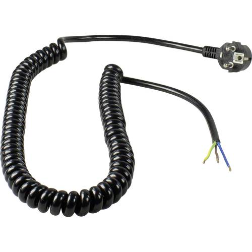 AS Schwabe 70428 Strom Anschlusskabel Schwarz 4 m