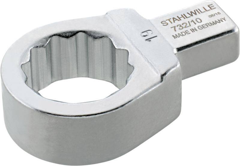 Ringmaulschlüssel aus Metall mit der Gravur 'STAHWILLE 732/10, MADE IN GERMANY'.