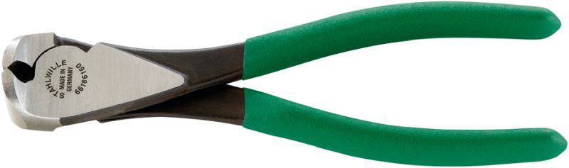 Kraft-Vornschneider L.160 mm Kopf poliert Griffe Ku.Hülle geraut