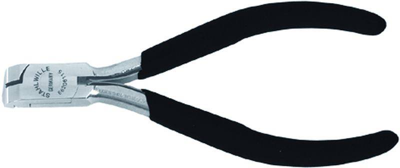 Elektronik-Vornschneider L.112 mm Kopf poliert Griffe Ku.Hülle geraut ESD