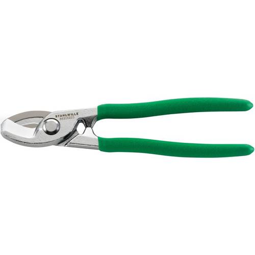 Stahlwille 6630 5 220 KABELSCHERE VERCHROMT 220 MM 66305220 Kabelschere Geeignet für (Abisoliertechnik) Alu- und Kupferk...