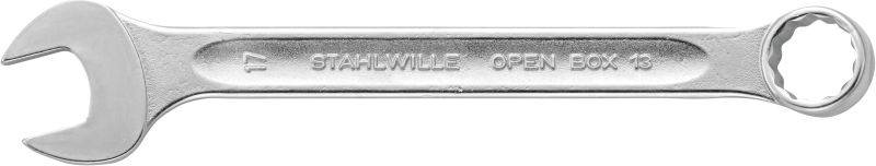 Ringmaulschlüssel OPEN BOX 13 SW 17mm L.190mm Form A CR-A-STA STAHLWILLE