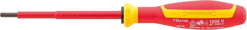 Stahlwille 4675 VDE T20 TX SCHRAUBENDREHER MIT DRALL GRIFF Cacciavite TX Dimensione (Cacciavite) T 20 1 pz.