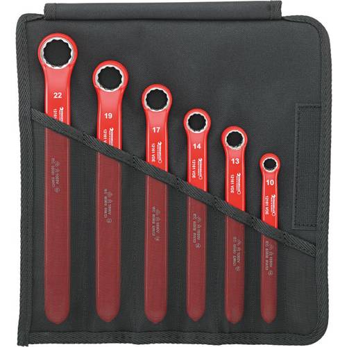 Stahlwille 96404302 12161/6 VDE Einringschlüssel-Satz Schlüsselweite (Metrisch) 10 - 22 mm
