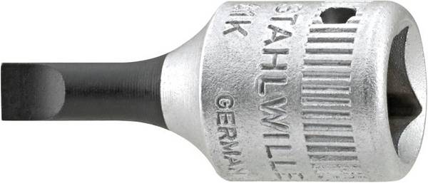 Stahlwille 41 K 0.6X3.5 SCHRAUBENDREHEREINSATZ 1/4 ZOLL 01280006 1/4" (6.3 mm) Schraubendrehereinsatz       1/4" (6.3 mm)