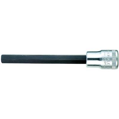 Ein sechskantiger Metallstab mit einer Steckschlüsselaufnahme, verwendet für Schraubarbeiten.