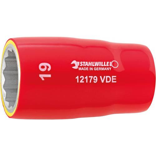 Stahlwille 12179 VDE-17 03370017 Doppelsechskant Steckschlüsseleinsatz 17 mm 1/2 (12.5 mm)