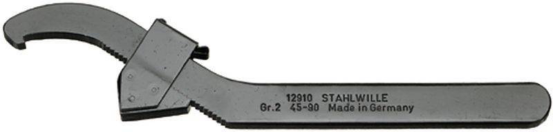 STAHLWILLE Verstellbarer Hakenschlüssel SW 45-90 (44010002)