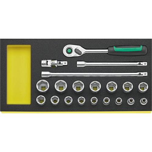 Stahlwille TCS 3/8 ZOLL 456/16/4 MF QR Steckschlüsselsatz 96830371