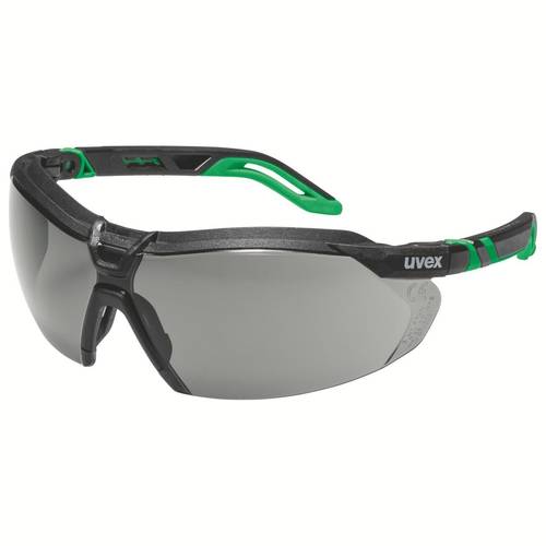 uvex i-5 9183041 Schutzbrille Schwarz, Grün