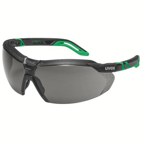uvex i-5 9183043 Schutzbrille Schwarz, Grün