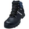 uvex 2 construction 6512335 Sicherheitsstiefel S3 Schuhgröße (EU): 35 Schwarz, Blau 1 Paar