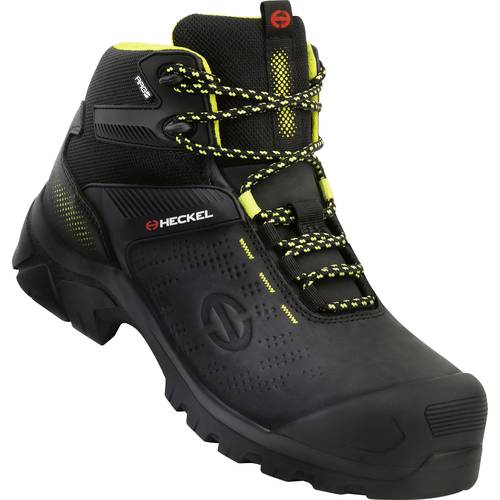 Heckel MACCROSSROAD 3.0 S3 HIGH 6731340 Sicherheitsstiefel S3 Schuhgröße (EU): 40 Schwarz, Gelb 1 Paar