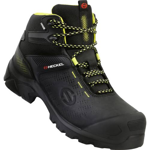 Heckel MACCROSSROAD 3.0 S3 HIGH 6731345 Sicherheitsstiefel S3 Schuhgröße (EU): 45 Schwarz, Gelb 1 Paar