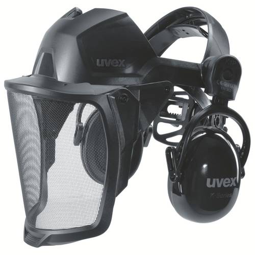 uvex pheos faceguard 9790215 Netzvisier Schwarz