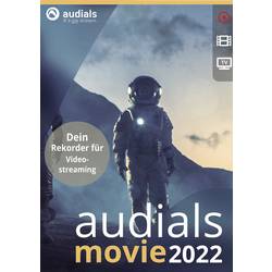 Image of Audials Movie 2022 (Code in a Box) Jahreslizenz, 1 Lizenz Windows Videobearbeitung