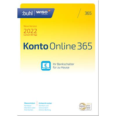 WISO Konto Online 365 Jahreslizenz, 1 Lizenz Windows Finanz-Software
