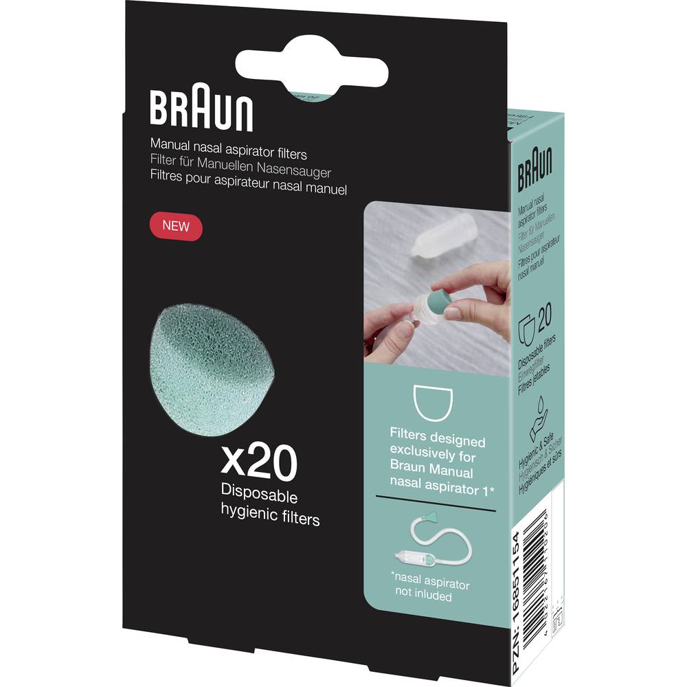Braun BNF020EU Reservefilter voor neusreiniger