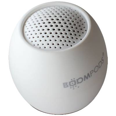 Boompods Zero Talk Bluetooth® Lautsprecher Amazon Alexa direkt integriert, Freisprechfunktion, stoßfest, Wasserfest Weiß
