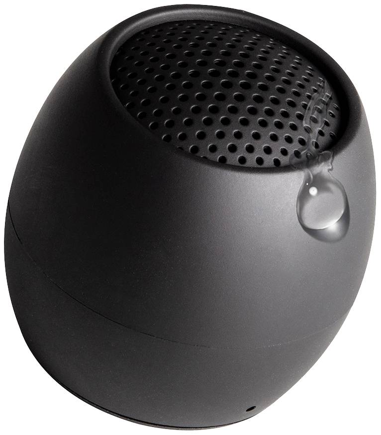 Boompods Zero Bluetooth® Lautsprecher Freisprechfunktion, stoßfest, Wasserfest Schwarz-0