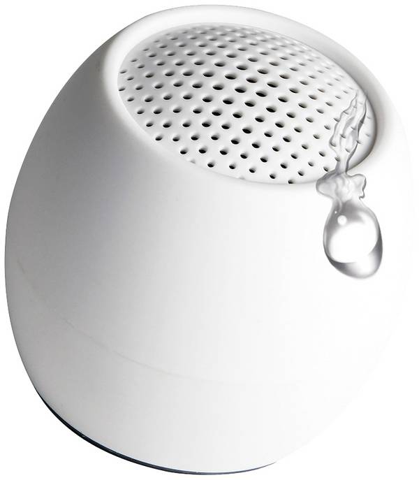 Boompods Zero Bluetooth® Lautsprecher Freisprechfunktion, stoßfest, Wasserfest Weiß